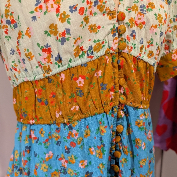 Anthropologie Tiered & True Maxi Dress Size Small - Picture 4 of 9